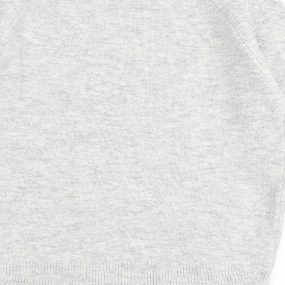 Womens UK Size S Marks and Spencer Grey Pullover Jumper