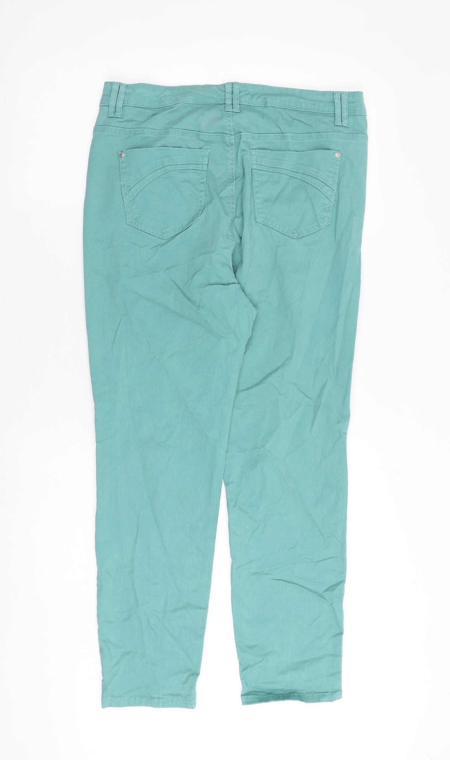 Bandolino Womens Blue Polyester Skinny Jeans Size 32 in Regular Zip