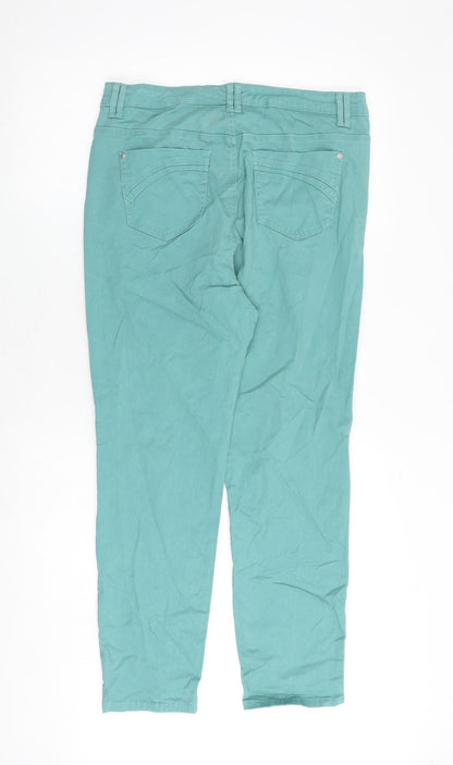 Bandolino Womens Blue Polyester Skinny Jeans Size 32 in Regular Zip