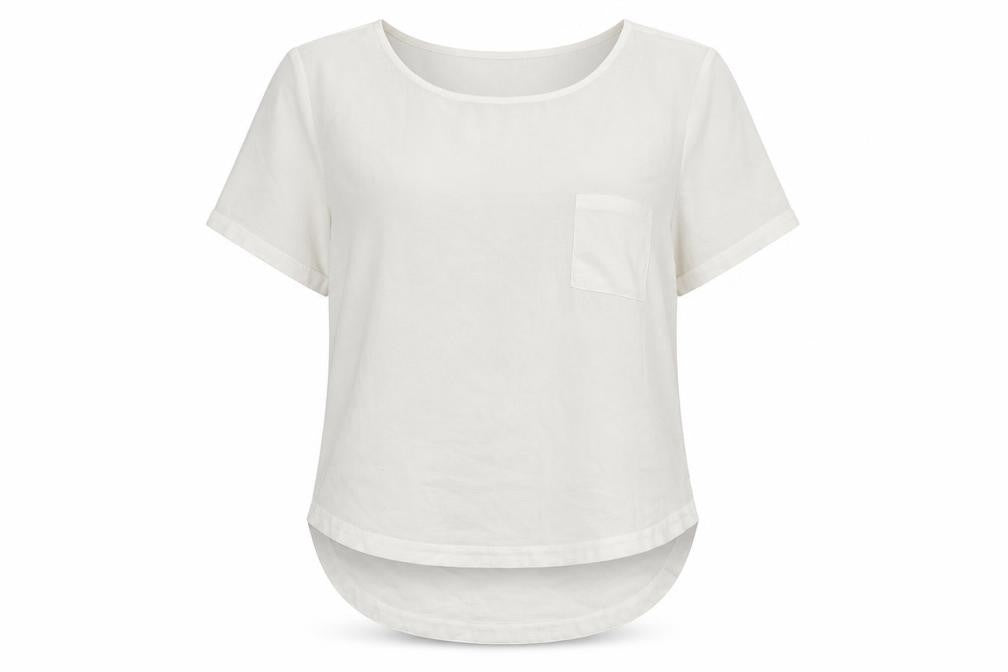 Womens UK Size S Mango White Basic Blouse