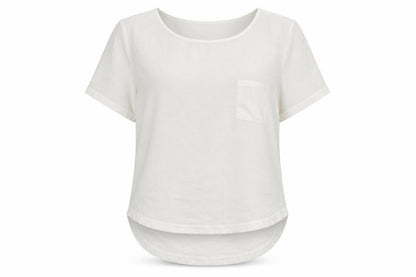 Womens UK Size S Mango White Basic Blouse