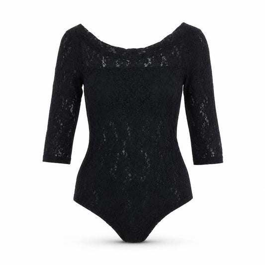 Select Womens Black Nylon Playsuit One-Piece Size M Snap
