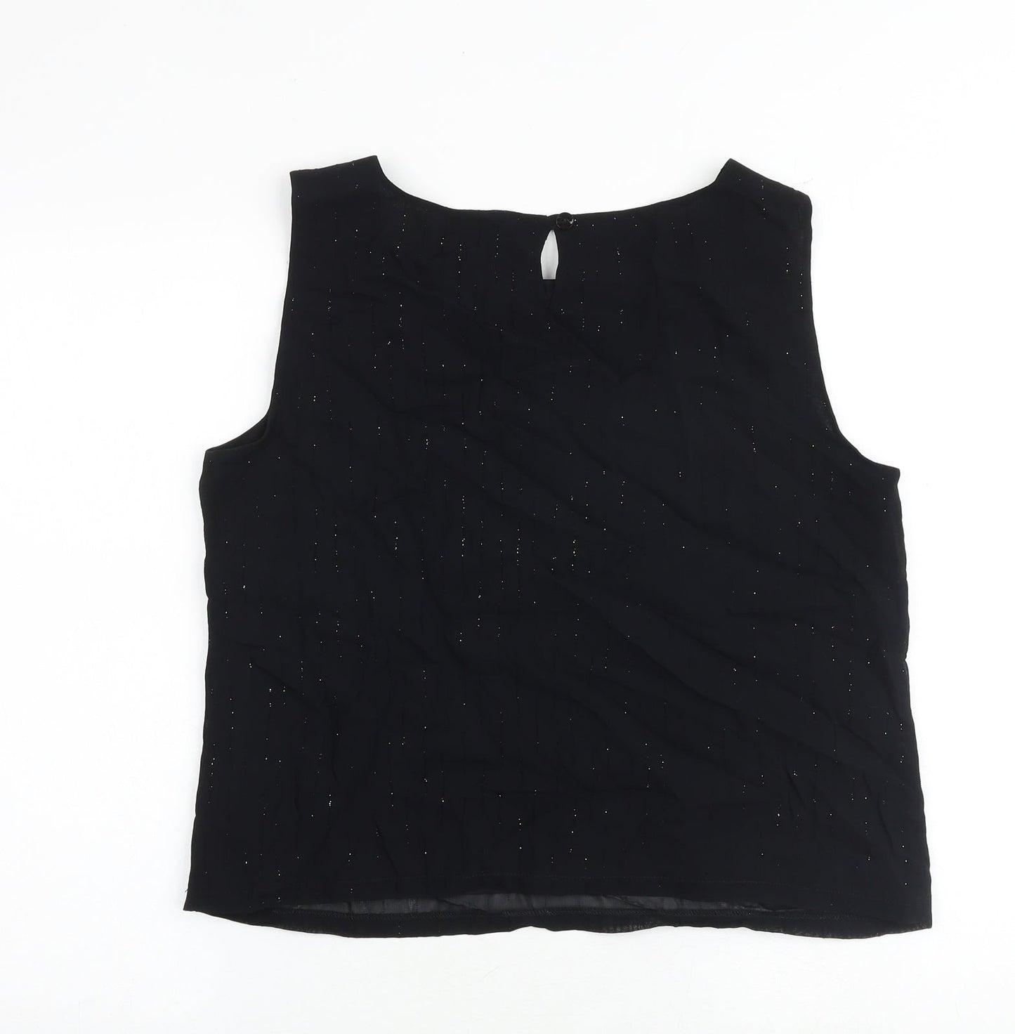 Womens UK Size 16 JFW Black Basic Blouse