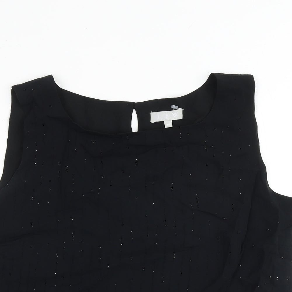 Womens UK Size 16 JFW Black Basic Blouse