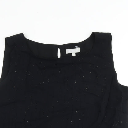 Womens UK Size 16 JFW Black Basic Blouse
