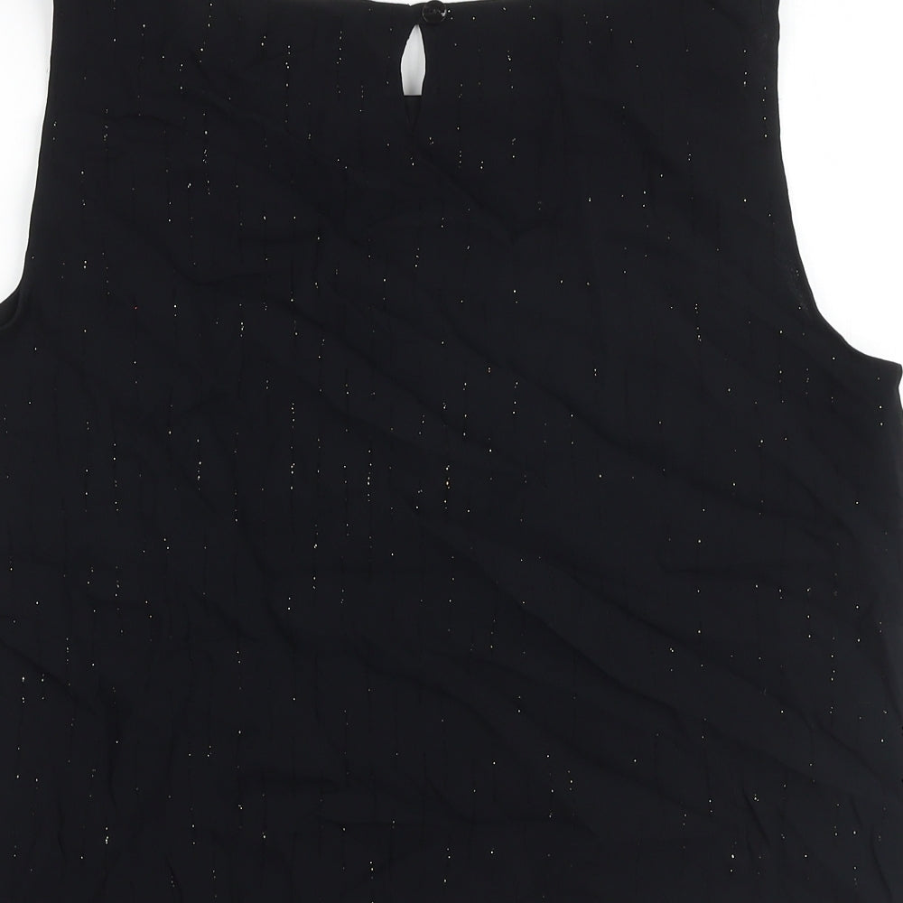 Womens UK Size 16 JFW Black Basic Blouse