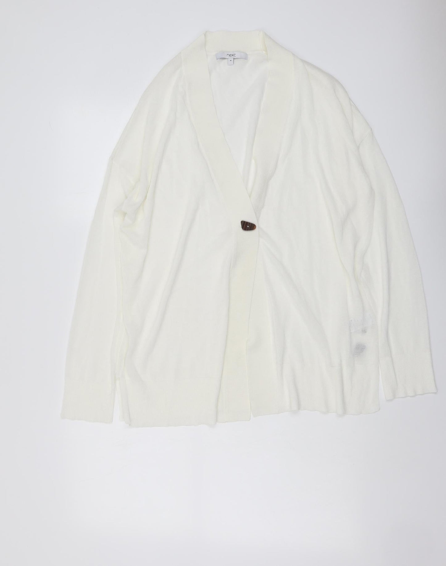 Womens UK Size M NEXT Ivory Cardigan Jumper