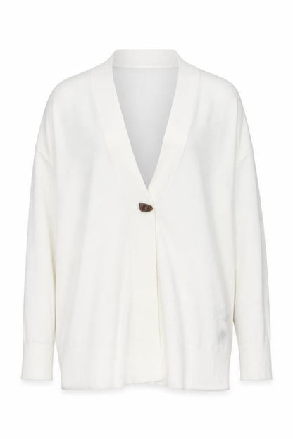 Womens UK Size M NEXT Ivory Cardigan Jumper