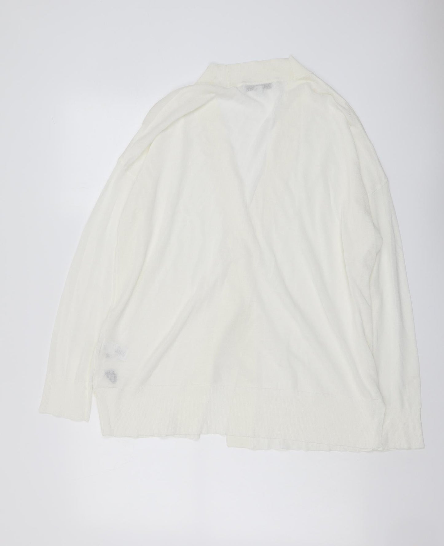 Womens UK Size M NEXT Ivory Cardigan Jumper
