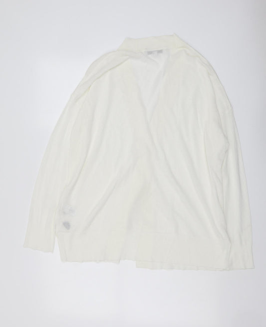 Womens UK Size M NEXT Ivory Cardigan Jumper