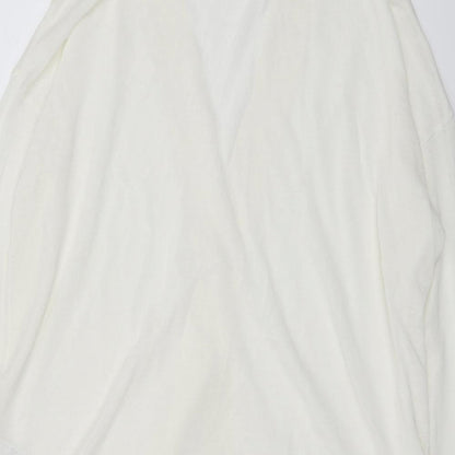 Womens UK Size M NEXT Ivory Cardigan Jumper