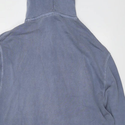 Mens UK Size XS COLLUSION Blue Pullover Hoodie