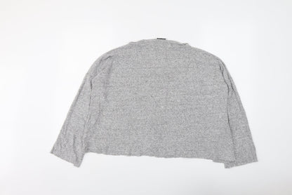 Womens UK Size S Zara Grey Pullover Jumper