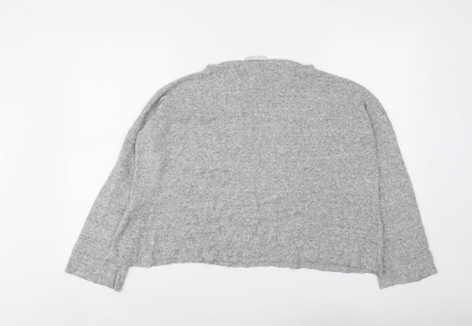 Womens UK Size S Zara Grey Pullover Jumper