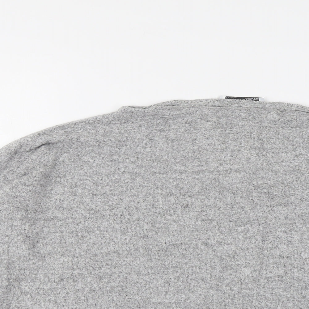 Womens UK Size S Zara Grey Pullover Jumper