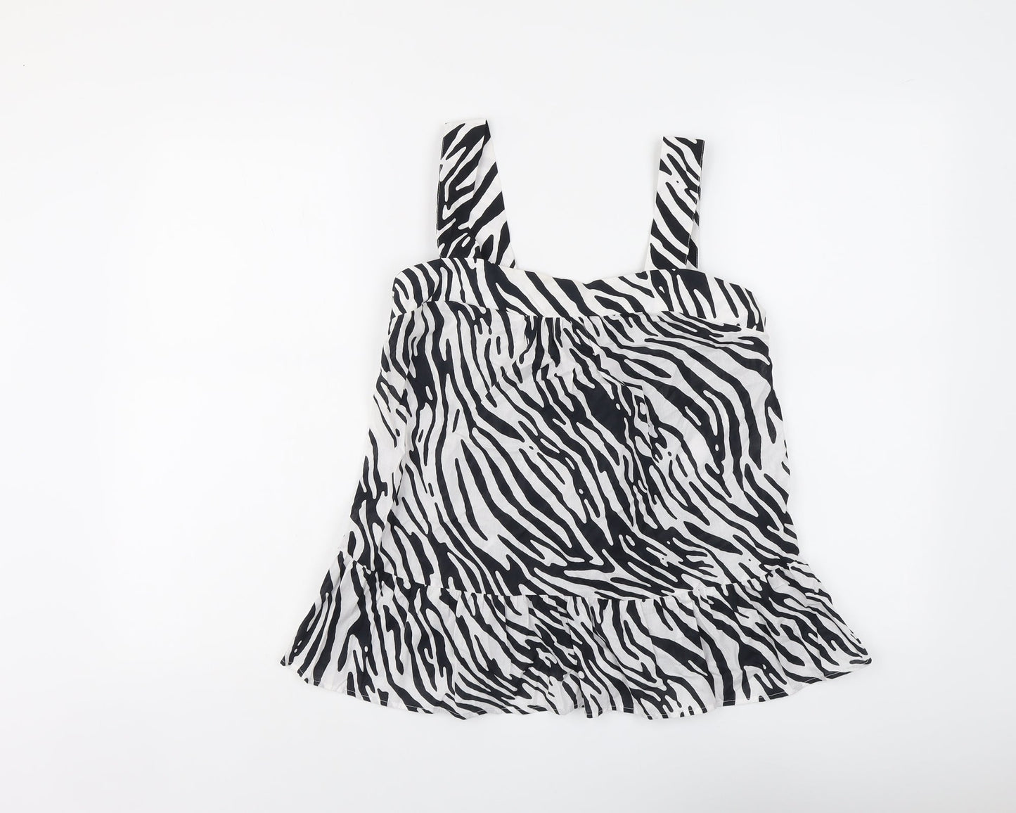 Womens UK Size 10 Marks and Spencer Black Basic Tank