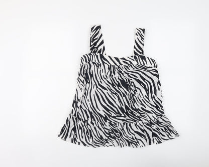Womens UK Size 10 Marks and Spencer Black Basic Tank