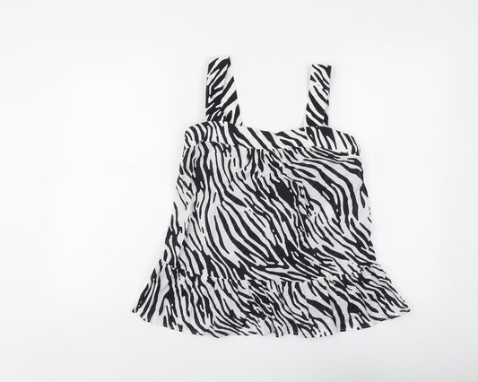 Womens UK Size 10 Marks and Spencer Black Basic Tank