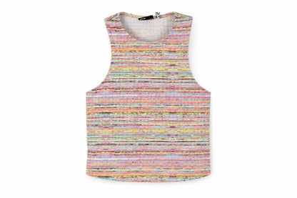 Womens UK Size 12 ASOS Multicoloured Basic Tank