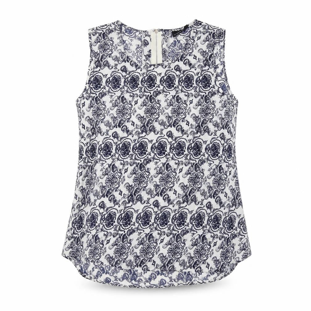 Womens UK Size 12 Kushi Blue Basic Blouse