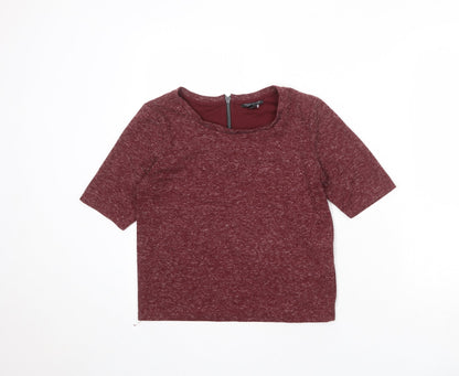 Womens UK Size 6 Topshop Red Pullover Jumper
