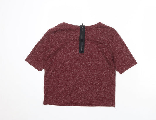 Womens UK Size 6 Topshop Red Pullover Jumper