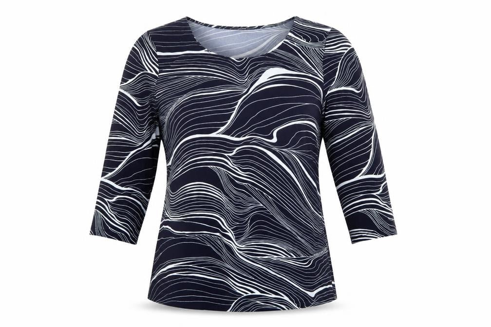 Womens UK Size M Mr Max Blue Basic T-Shirt