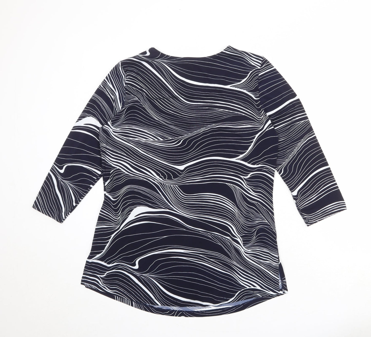 Womens UK Size M Mr Max Blue Basic T-Shirt
