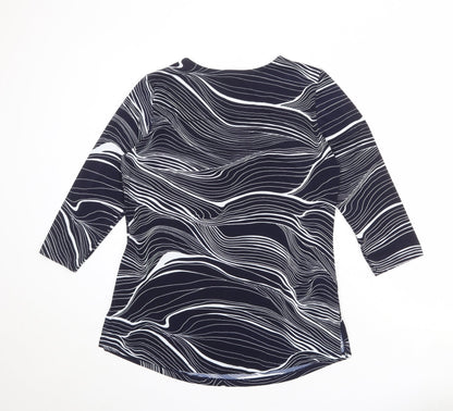Womens UK Size M Mr Max Blue Basic T-Shirt