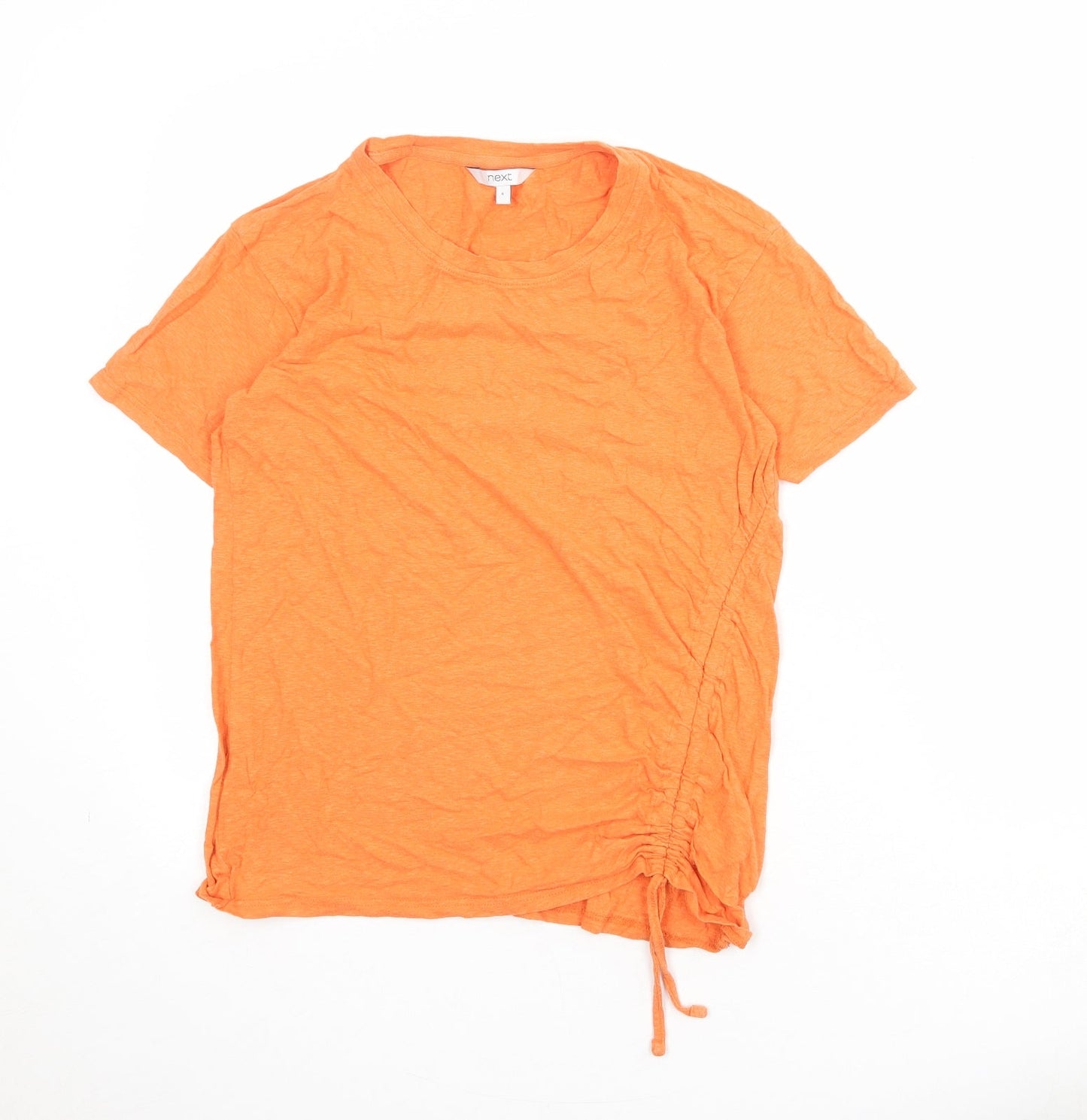 Womens UK Size 6 NEXT Orange Basic T-Shirt