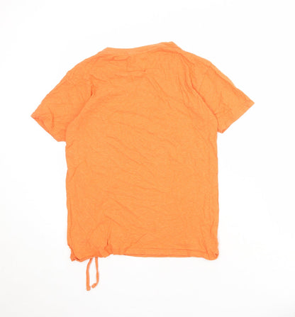 Womens UK Size 6 NEXT Orange Basic T-Shirt