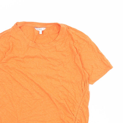 Womens UK Size 6 NEXT Orange Basic T-Shirt
