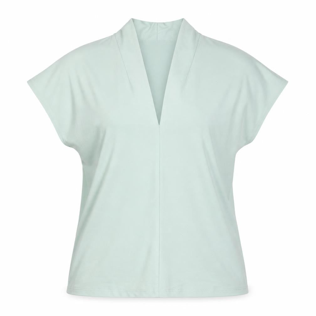 Womens UK Size M H&M Green Basic Blouse