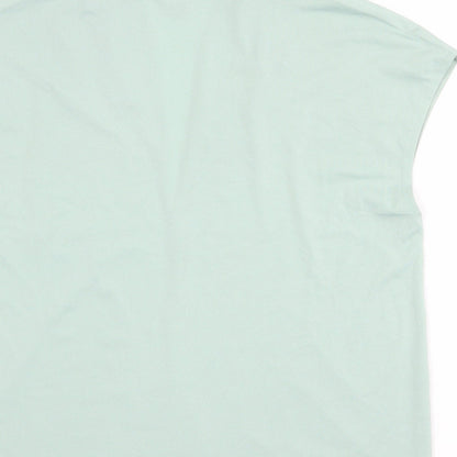 Womens UK Size M H&M Green Basic Blouse