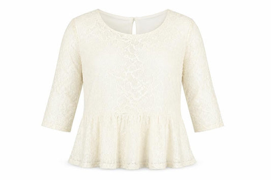 Womens UK Size 22 BHS Ivory Basic Blouse