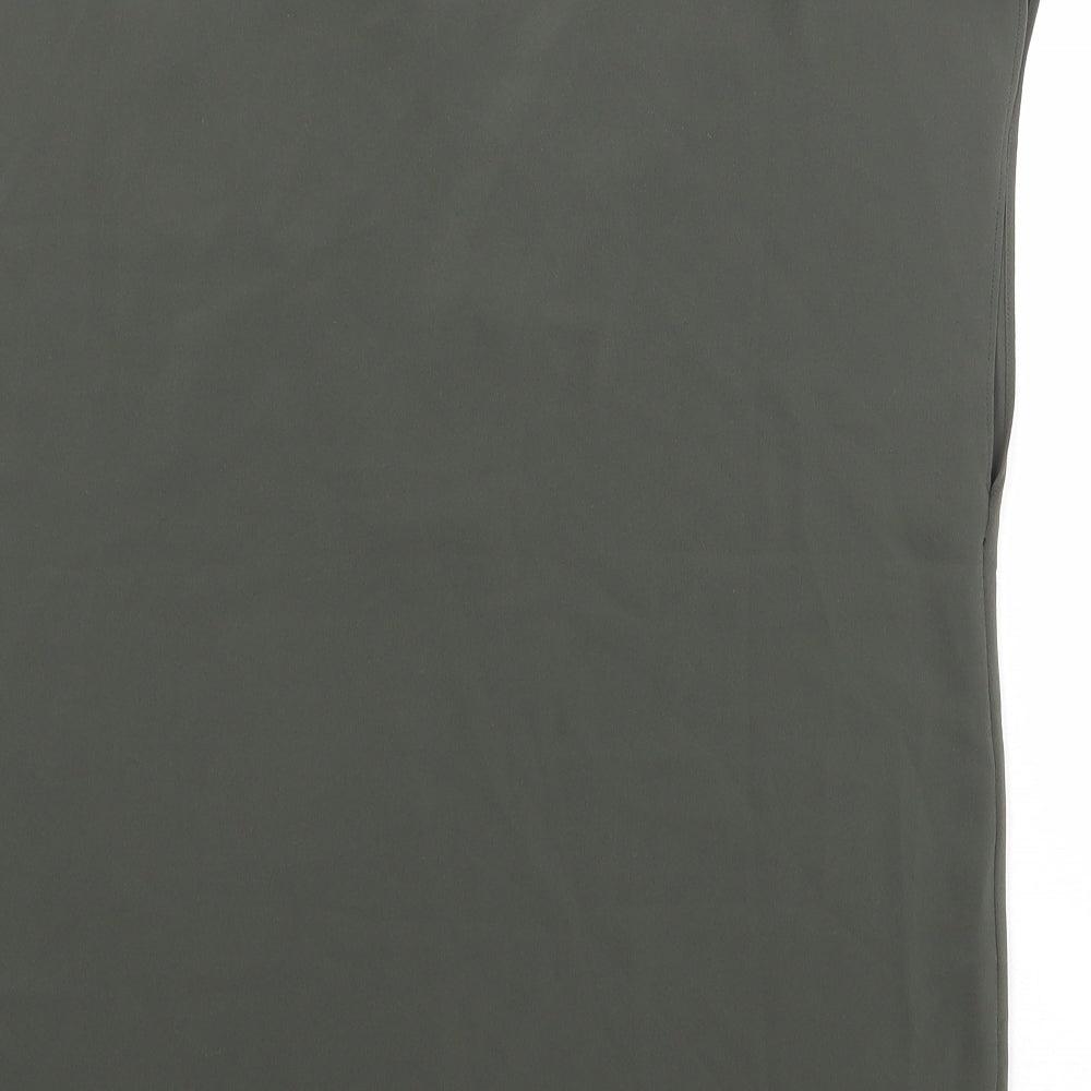 Womens UK Size 10 H&M Green Basic Blouse