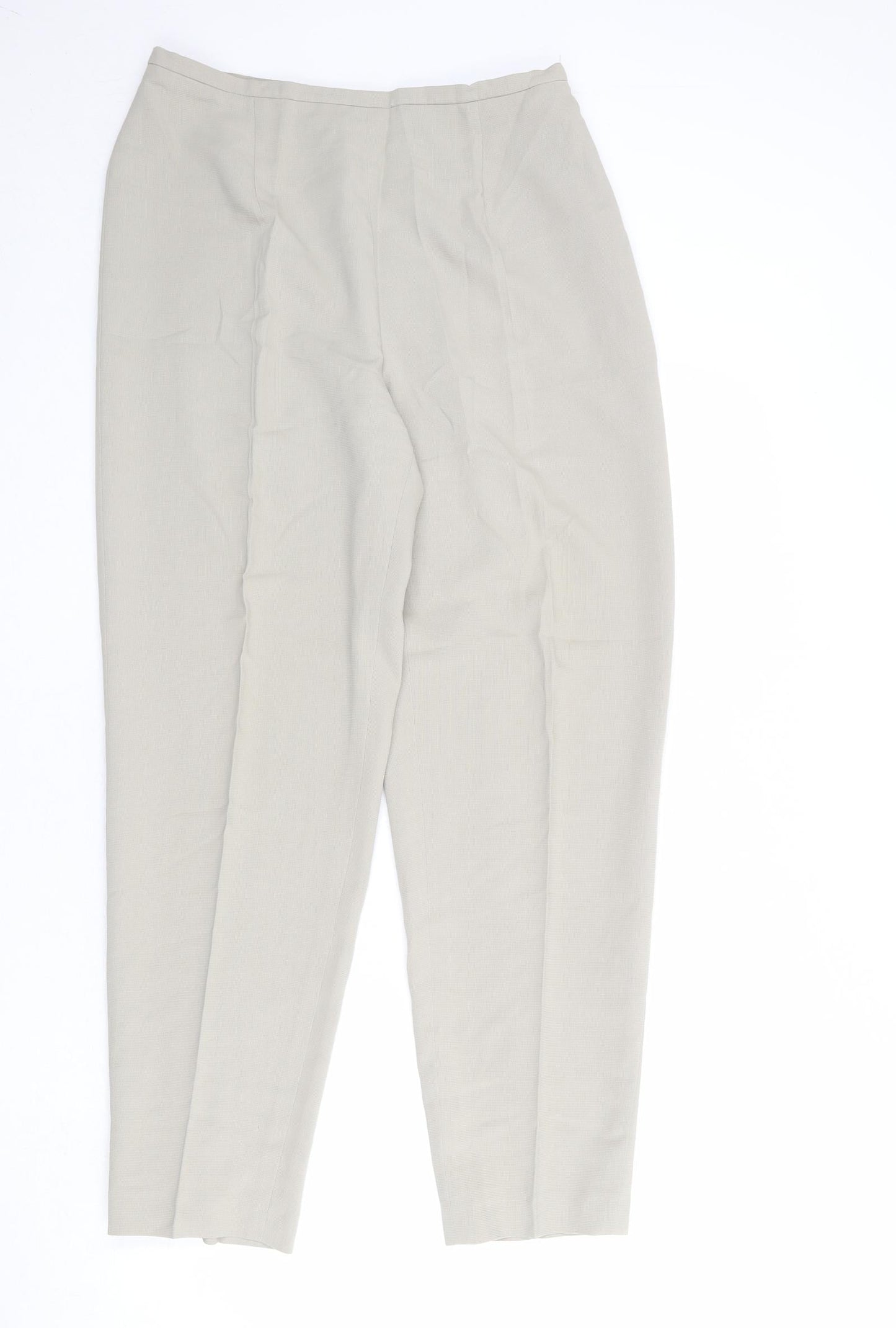 Womens UK Size 14 Planet Regular Fit  Beige Trousers