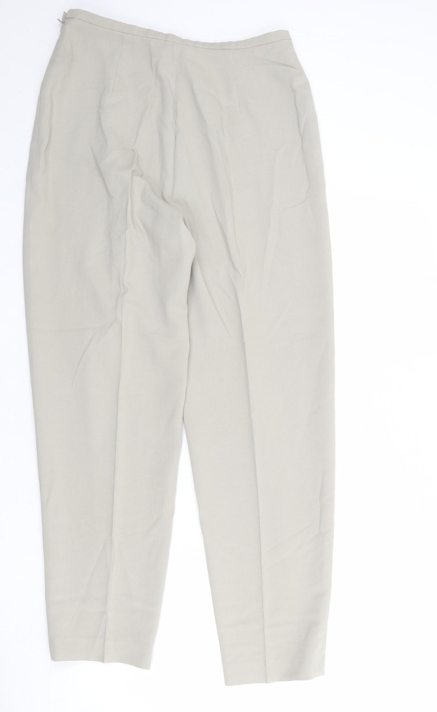 Womens UK Size 14 Planet Regular Fit  Beige Trousers