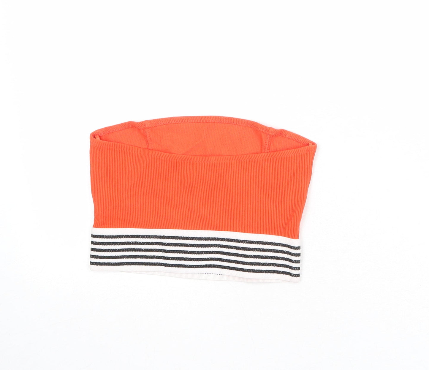 Womens UK Size 8 Topshop Orange Cropped Tank