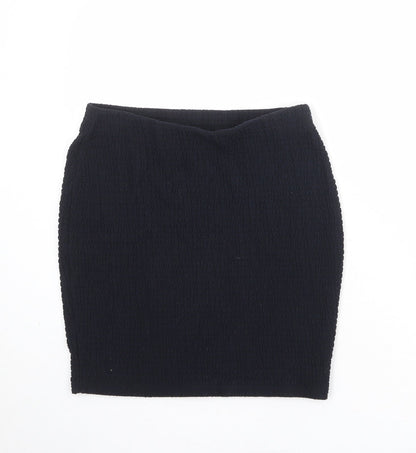 Marks and Spencer Womens Black Polyester Bandage Skirt Size 10