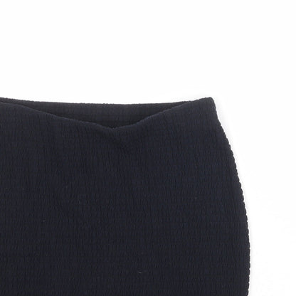 Marks and Spencer Womens Black Polyester Bandage Skirt Size 10