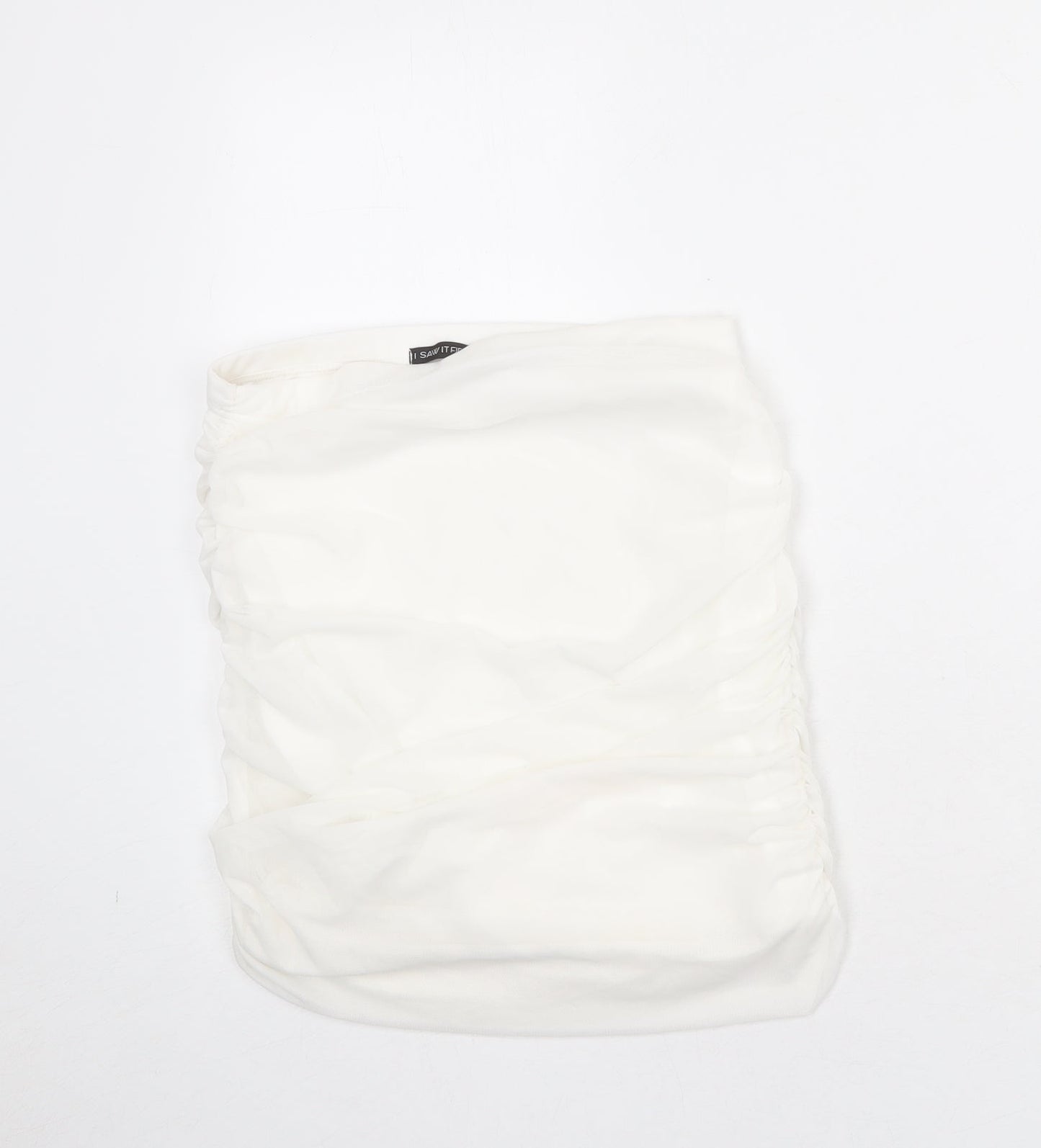 I SAW IT FIRST Womens White Polyester Bandage Skirt Size 12