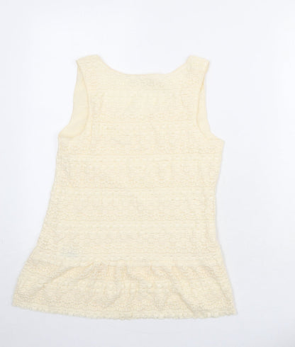Womens UK Size M Max Studio Beige Basic Tank
