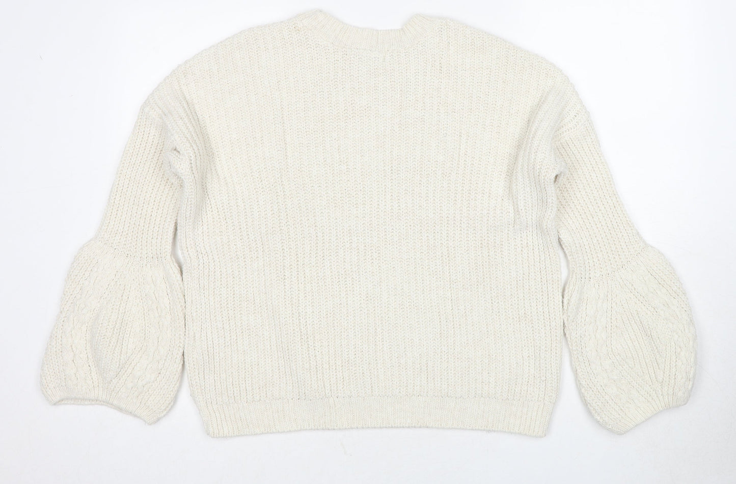 Womens UK Size 8 ASOS White Pullover Jumper