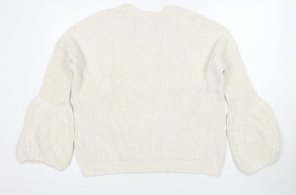 Womens UK Size 8 ASOS White Pullover Jumper
