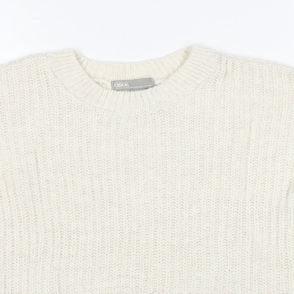 Womens UK Size 8 ASOS White Pullover Jumper