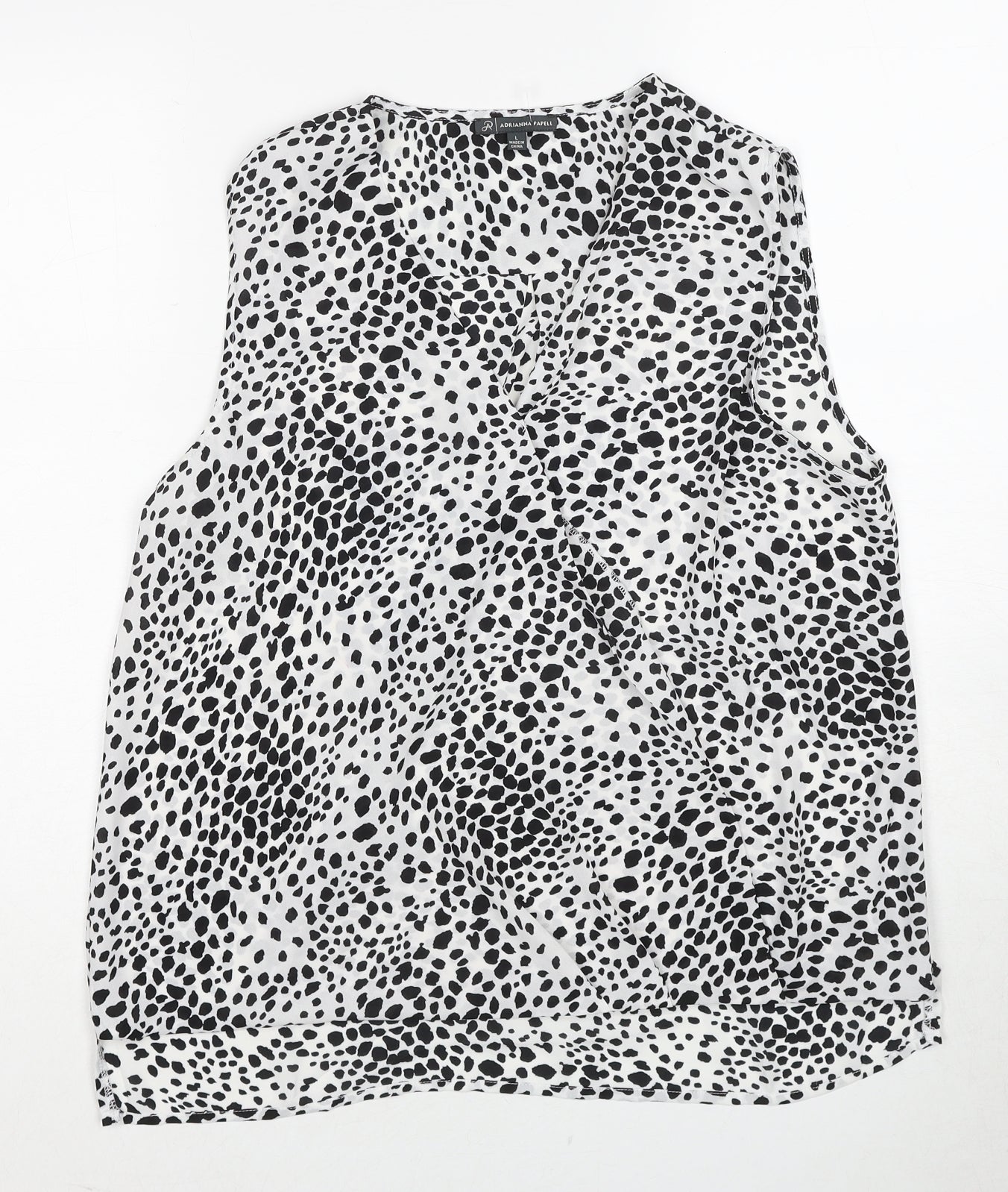 Womens UK Size L Adrianna Papell Multicoloured Basic Tank
