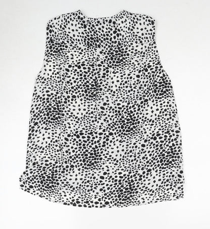 Womens UK Size L Adrianna Papell Multicoloured Basic Tank