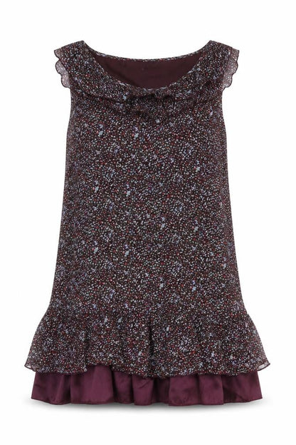Mela Loves London Womens Multicoloured Geometric Polyester A-Line Size 10 Round Neck Pullover