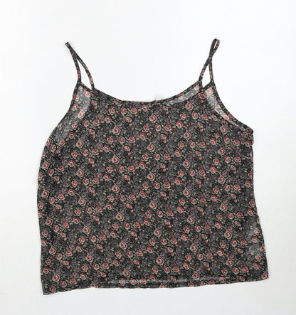 Womens UK Size 12 New Look Multicoloured Basic Tank